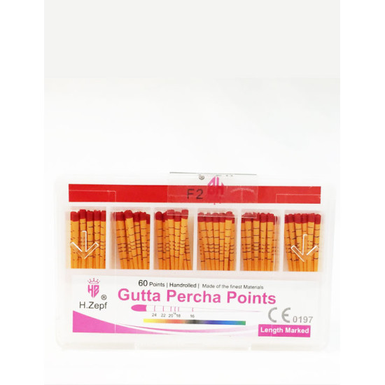 H.Zepf F2 Marked Gutta Percha 60 points