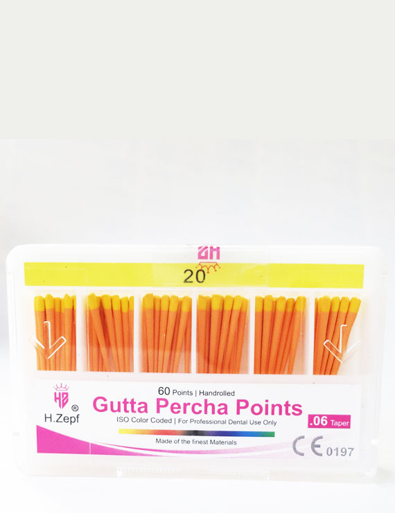 H.Zepf 06 Gutta Percha Points 60 Points ISO Standard