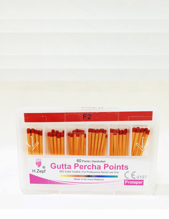 H.Zepf F2 ProTaper Gutta Percha 60 Points