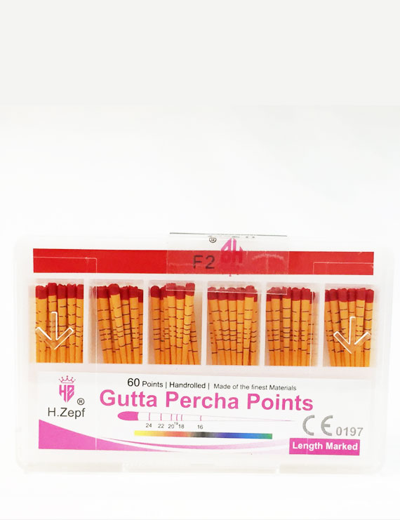 H.Zepf F2 Marked Gutta Percha 60 Points
