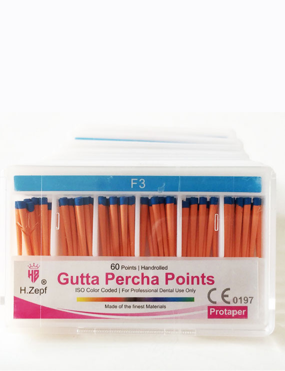 H.Zepf F3 ProTaper Gutta Percha 60 Points