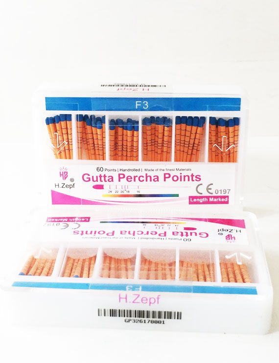 H.Zepf F3 Marked Gutta Percha 60 Points