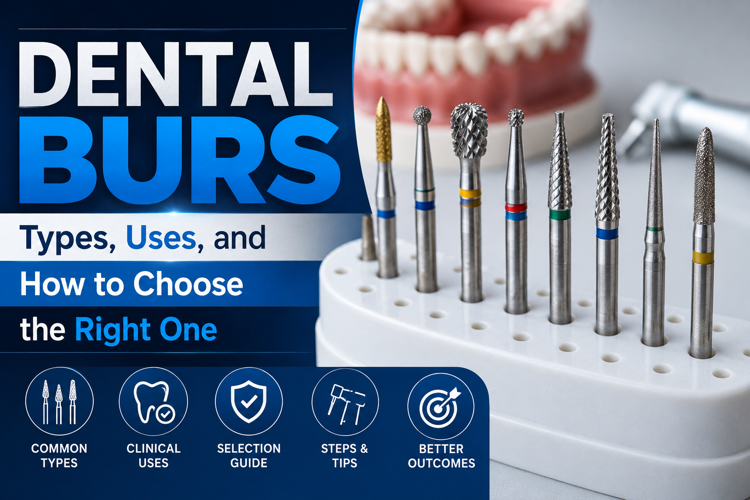 Dental Burs — Types, Uses, and How to Choose the Right One